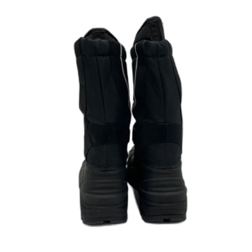 Totes Snowstorm Black Snow Boots Men's Size 12M NWT